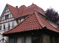 Vario® hollow interlocking tile straight-cut ”Altstadt Vario” - natural red