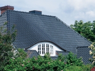 Vario® hollow interlocking tile - slate black